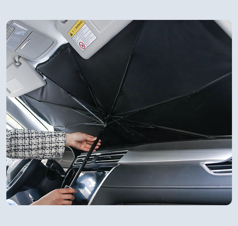 2022 Hot Selling Car Umbrella Wind Sun Shade Front Window Sunshade Windscreen Car Umbrella