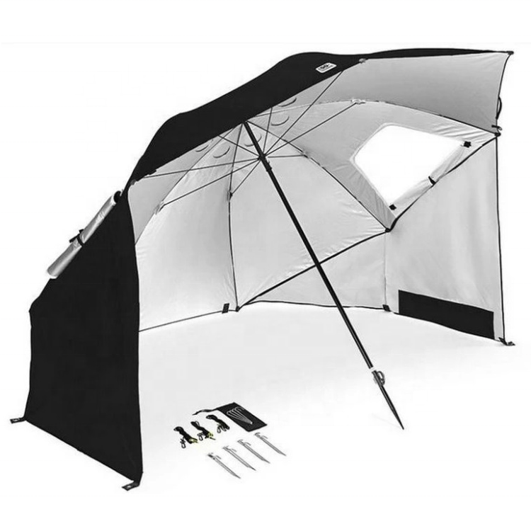 Wholesale 210D Oxford X-Large Cubicle Beach Umbrella Beach Tent With Sun Shelter Fishing Umbrella