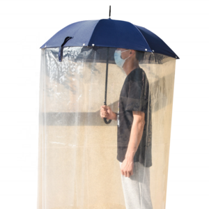 Really cool clear long full body umbrella Raincoat dome umbrella that covers your body for sale