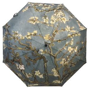 Creative Van Gogh oil painting umbrella digital printing automatic folding umbrella