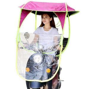 New electric vehicle canopy sunshade motorcycle canopy with advertising umbrella custom logo