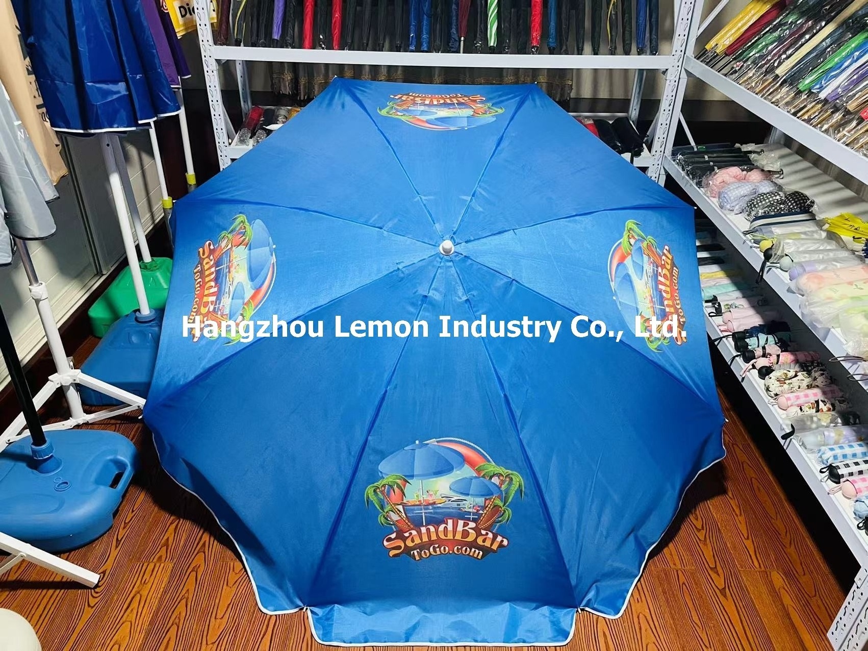 Custom Brand High Quality Oxford Beach Umbrella