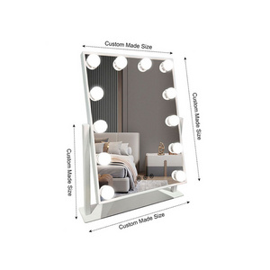 Hot Sale Touchscreen Lights Vanity Mirror Hollywood Makeup Mirror 12 Touch Dimmer Led Bulbs For Makeup Dressing Table