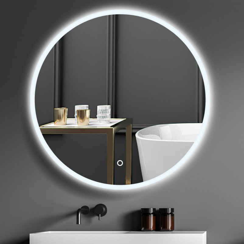 led mirror light bathroom mirror with led light and bluetooth touch sensor control switch led mirror dimmer