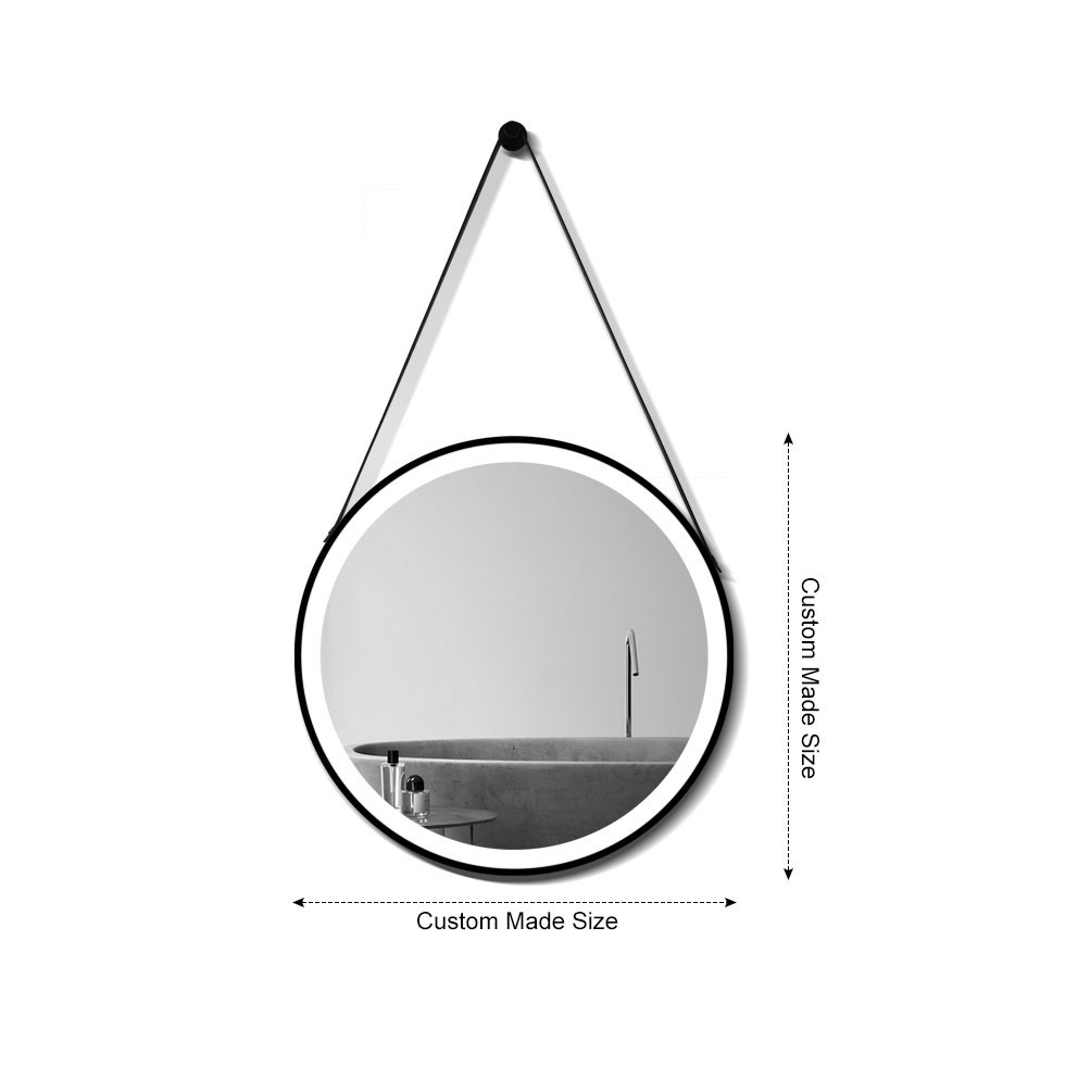 hotel wall mounted shower mirror anti fog bathroom smart mirror led mirror light popular wholesale