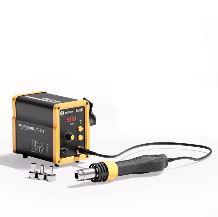 750W Good Quality 858D Air Heat Gun Variable Heat Dual Temperture Soldering Rework Station for Mobile Phone Repair