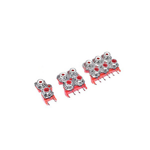 5PCS 2 4 6 8 Bit hole AV-8.4-13 Shielded Audio Port Audio Socket AV Audio Input Socket Connector RCA-213 413 613 Lotus Seat