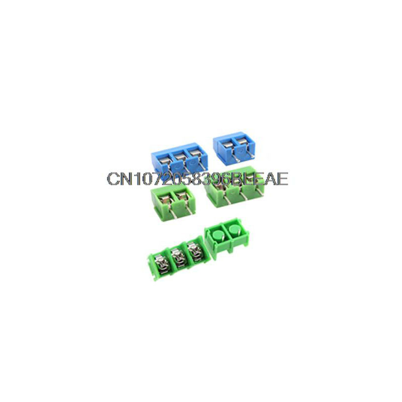 10PCS Connector Screw Terminal Block Connector 2PIN 3PIN Green Blue KF7.62 KF103 KF126 KF128 KF129 KF300 KF301 KF350