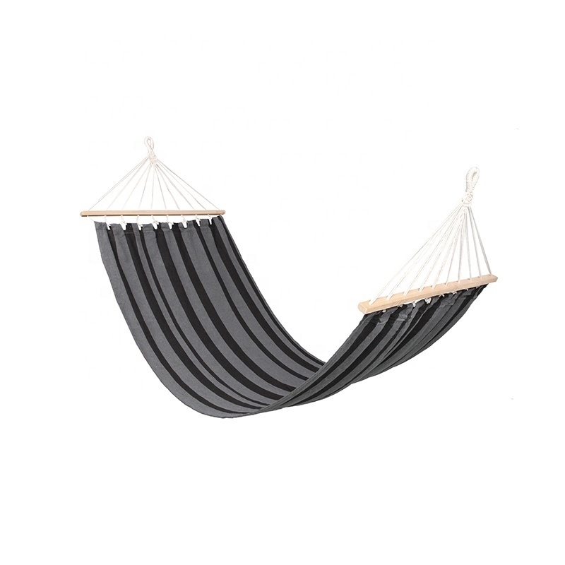 Wholesale Bend Wood Hanging Swing Sleeping Hammock Bed Portable Outdoors Parachute Camping Hammock With Tree Strap