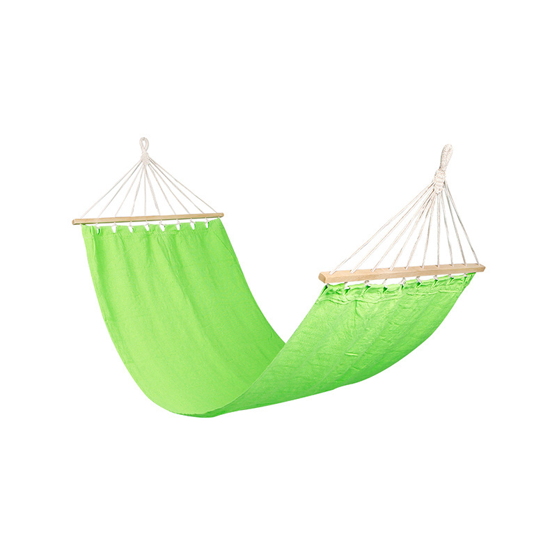 Wholesale Bend Wood Hanging Swing Sleeping Hammock Bed Portable Outdoors Parachute Camping Hammock With Tree Strap