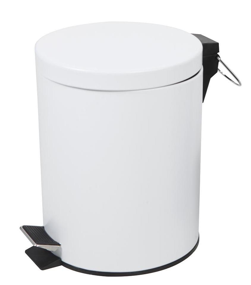 Pedal Bin Stainless Steel 5L Indoor Use Trash Can for Bathroom  with Inner Bucket Dustbin