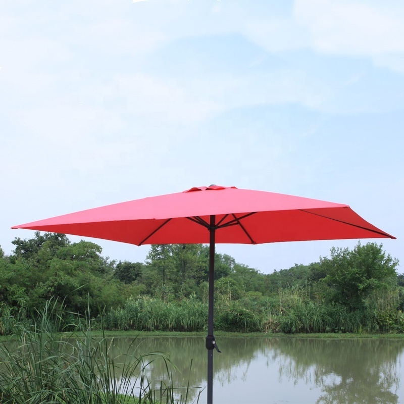 Garden Outdoor Beach Rectangular Umbrella 300X200CM Parasol