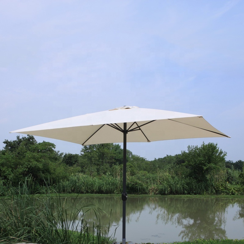 Garden Outdoor Beach Rectangular Umbrella 300X200CM Parasol