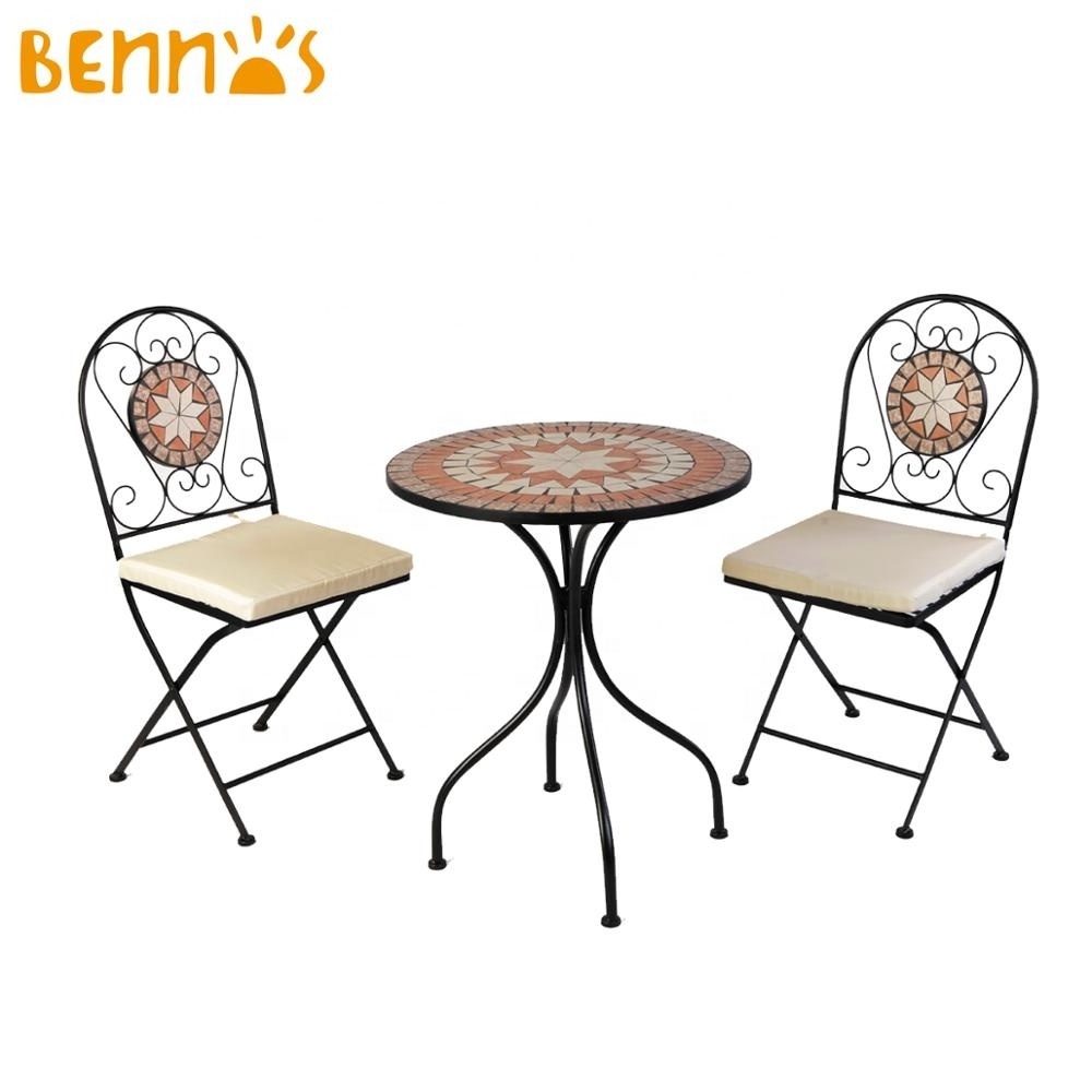 Ceramic Bistro Classical Mosaic Decorative Round Table Outdoor Garden Table