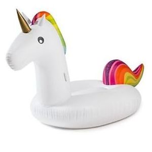 Inflatable pool floating bed water unicorn lounge chair for swimming