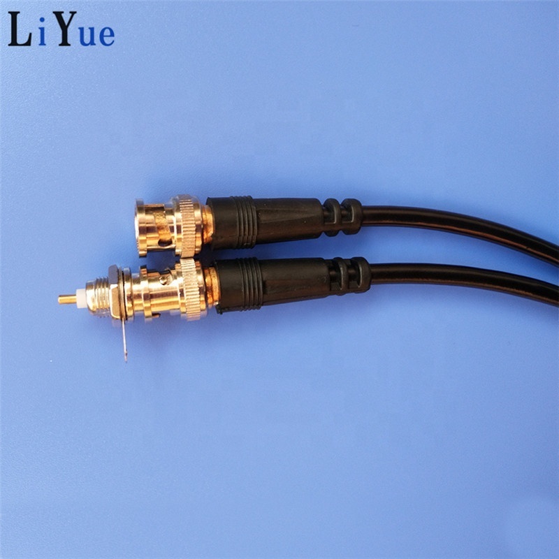 BNC male to male Q9 cable connector Monitor video line bnc cable connection