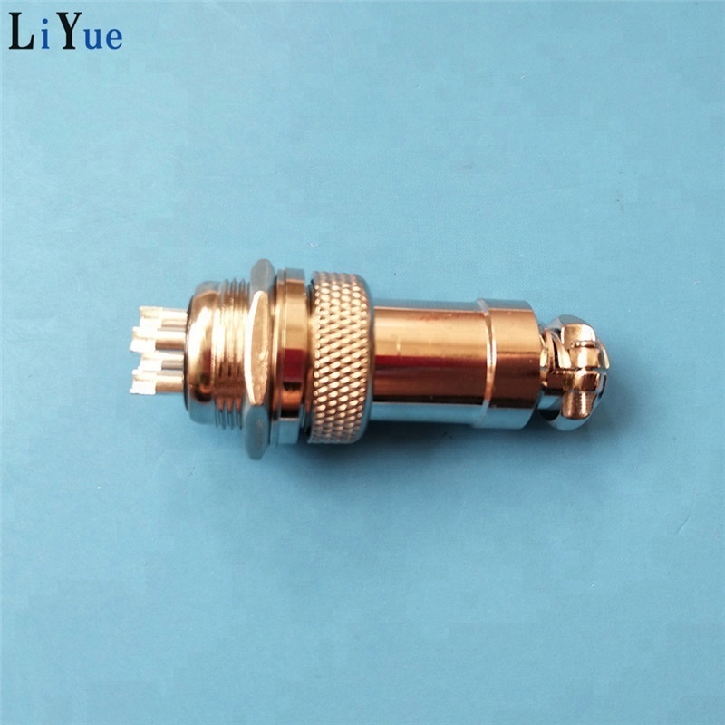 Metal Aviation Connector GX12  GX16 GX20  Male And Female 2---14Pin Round Electric Automotive Connector