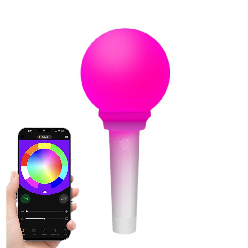 Factory Outlet Acrylic Hand Light Concert Interactive Center Control Flashing Ball Stick LED Remote Kpop Light Stick