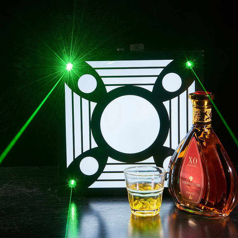 LED Glowing Wine Laser Bottle Display Champagne VIP Bottle Presenter Hennessy Chargeable Bottle Glorifier for Bar Nightclub