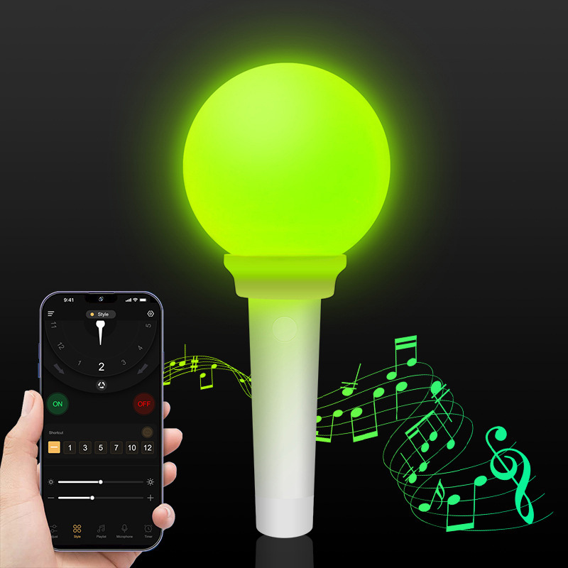 Factory Outlet Acrylic Hand Light Concert Interactive Center Control Flashing Ball Stick LED Remote Kpop Light Stick