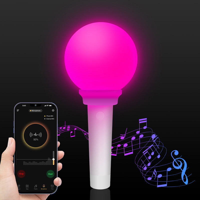 Factory Outlet Acrylic Hand Light Concert Interactive Center Control Flashing Ball Stick LED Remote Kpop Light Stick