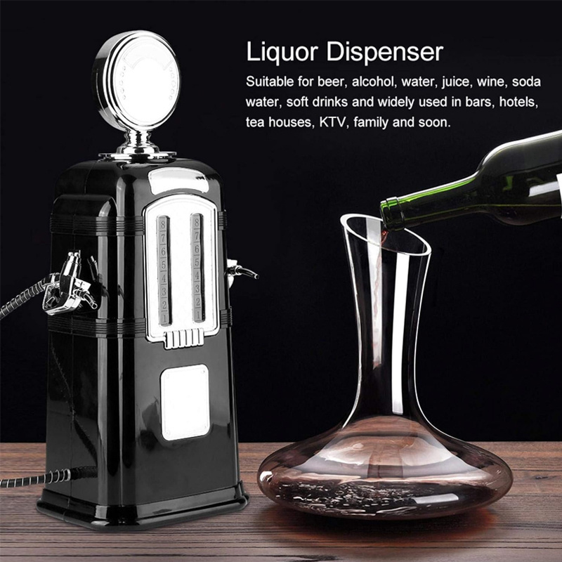 Wholesale Beer Dispenser Double Guns Gas Pump Liquor Machine Alcohol Shooter Wine Beverage Dispenser Butler Tool Bar Accessories