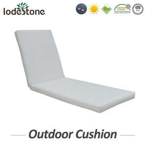 Outdoor patio waterproof sun lounger chair cushion