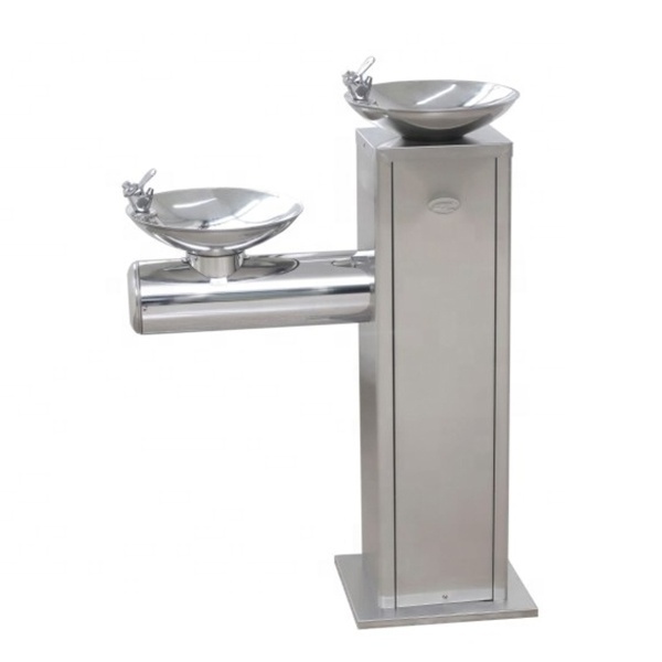 stainless steel hot and cold directly water drinking fountain water dispenser water cooler  with  filter for park school Public