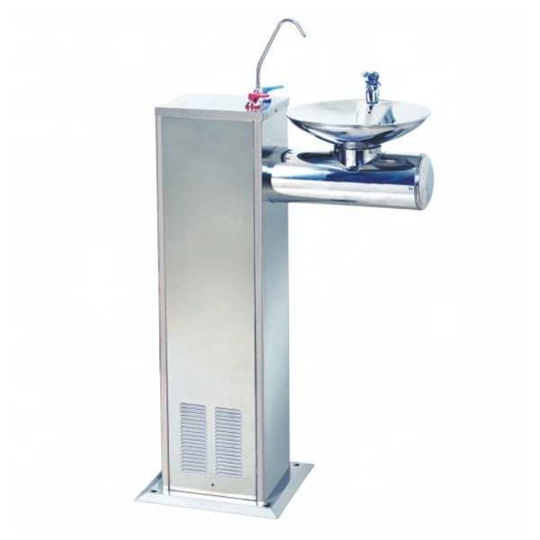 stainless steel hot and cold directly water drinking fountain water dispenser water cooler  with  filter for park school Public