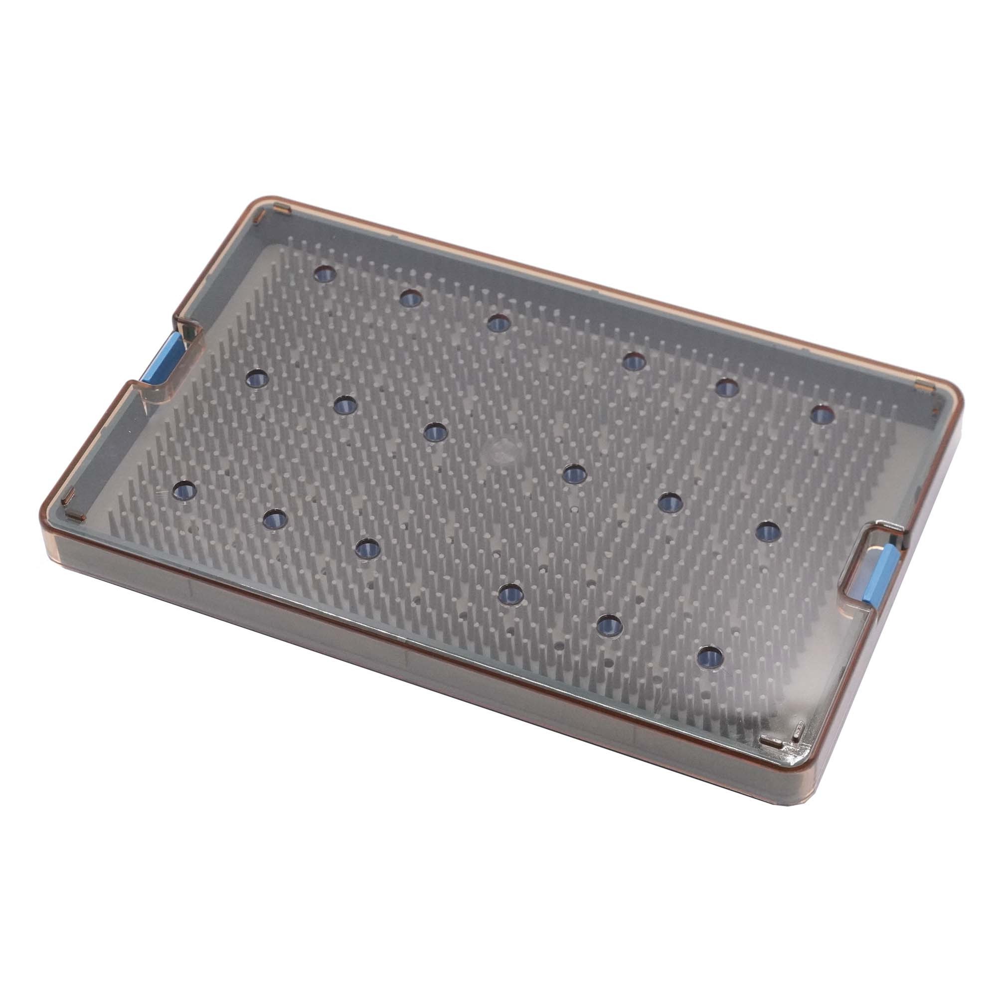 micro instruments stainless steel Sterilization Container Box Laparoscopic Container tray sterilizarion tray