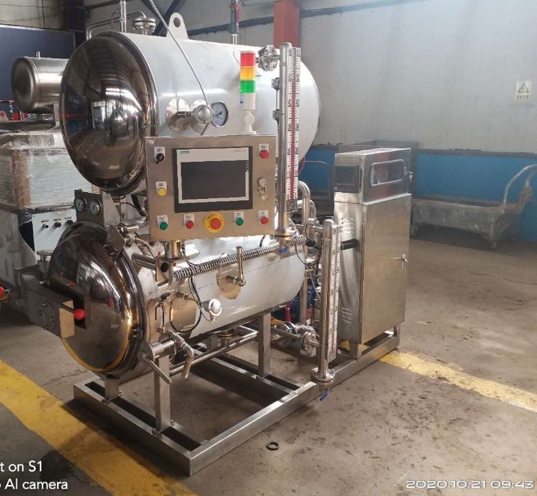 Industrial steam pressure cooker autoclave sterilizer retort for canning food