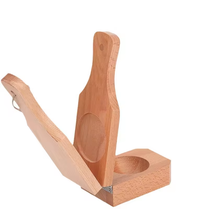 Wholesale Wooden Bamboo Banana Smasher Maker Banana Plantain Press Masher 2 In 1 banana grinder