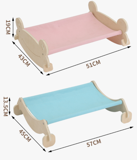 Wholesale Pet Product Cat Swing Chair cat Shaker Bed Wooded cat Swing Bed