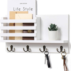 entry way door white wall organizer key holder and mail shelf rustic key holders wooden wall box key holder