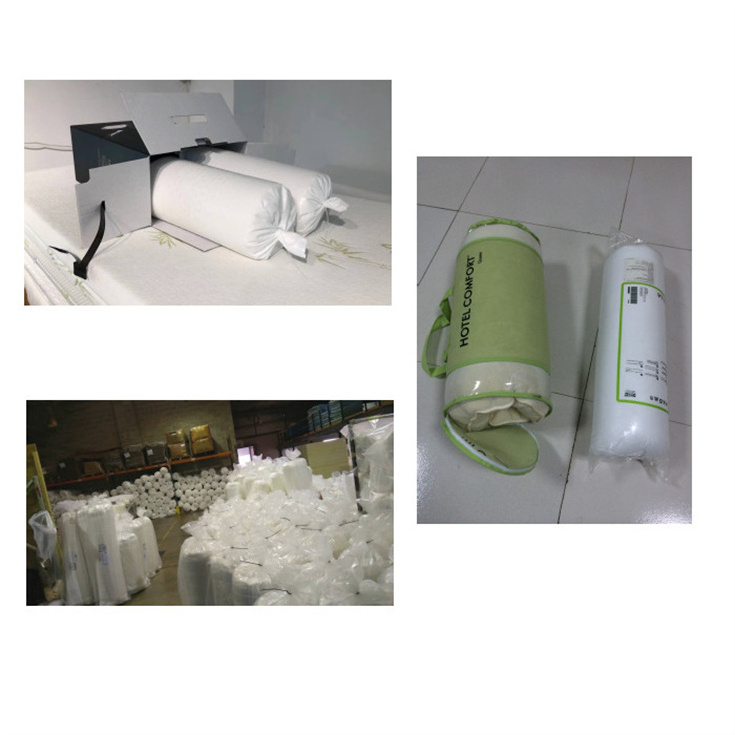 Automatic pillow pressing Duvet Compressing Packing Machine pillow wrapping machine