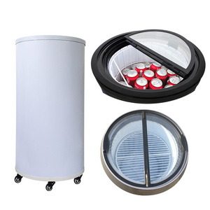 Meisda  65L popular party use round can cooler SC65Y beverage round fridge