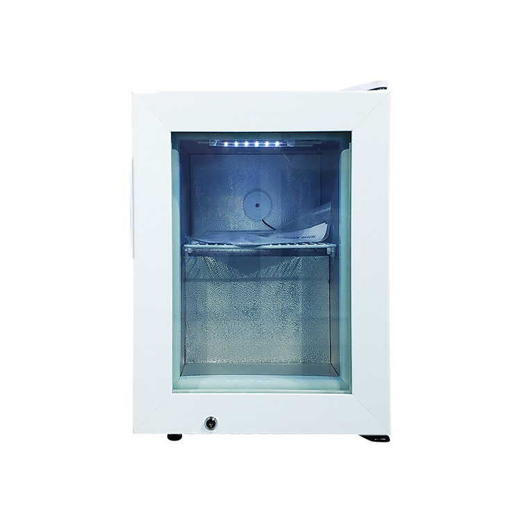 Meisda SD21 21L commercial glass door  table top ice cream display freezer for frozen food