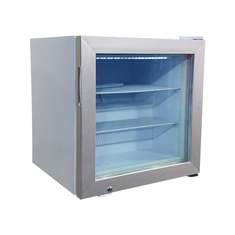 Meisda SD55 55L small refrigerator mini display freezer with optional lock