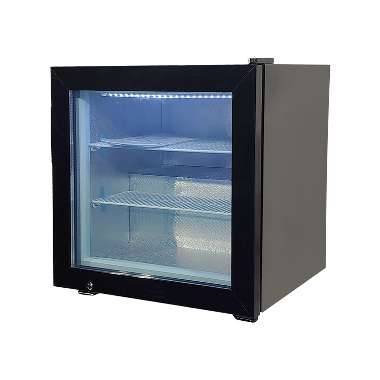 Meisda SD55 55L small refrigerator mini display freezer with optional lock