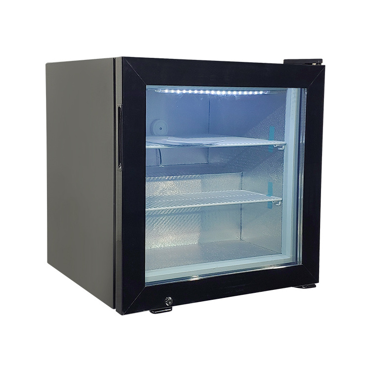 Meisda SD55 55L small refrigerator mini display freezer with optional lock