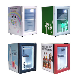 Meisda SC21 commercial energy drink small fridge 21L mini beer bar beverage display cooler for supermarket