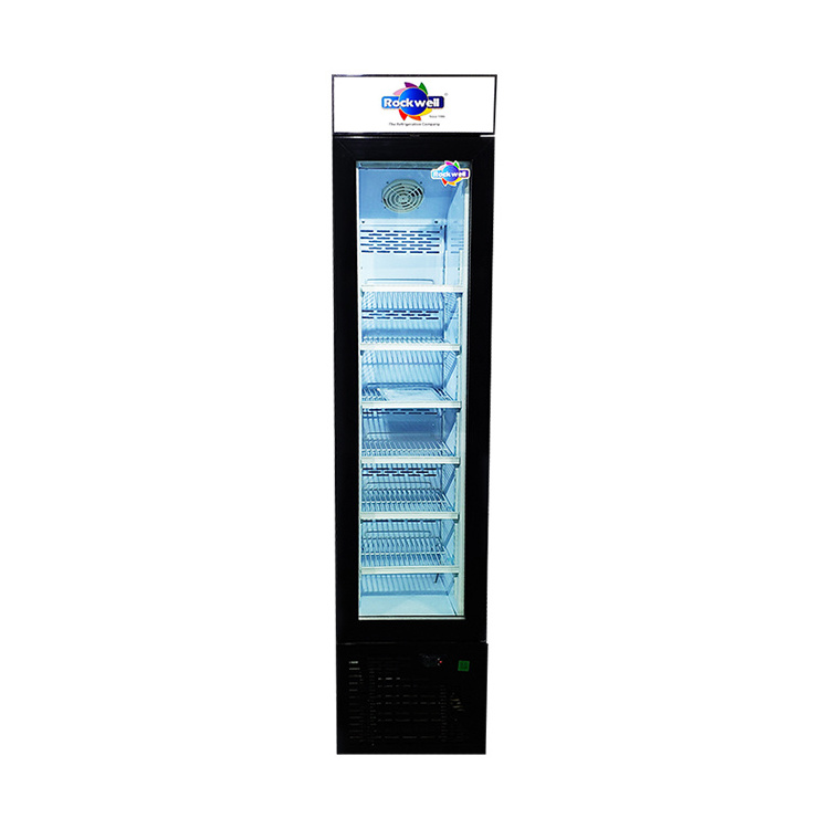 Meisda SD105B Vertical Upright Frozen Foods Refrigerator Cake Ice Cream Display Freezer With Glass Door