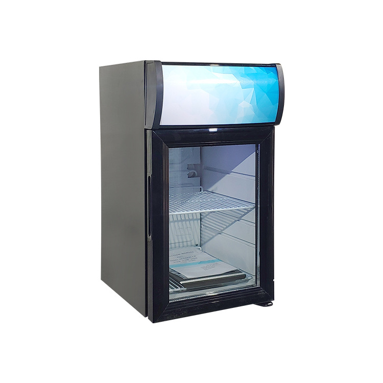 Meisda SC21B the cheapest Best sale mini fridge counter top beverage refrigerator with glass door