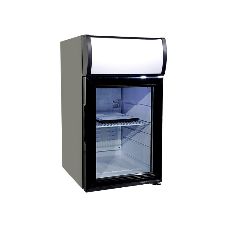 Meisda SC21B the cheapest Best sale mini fridge counter top beverage refrigerator with glass door