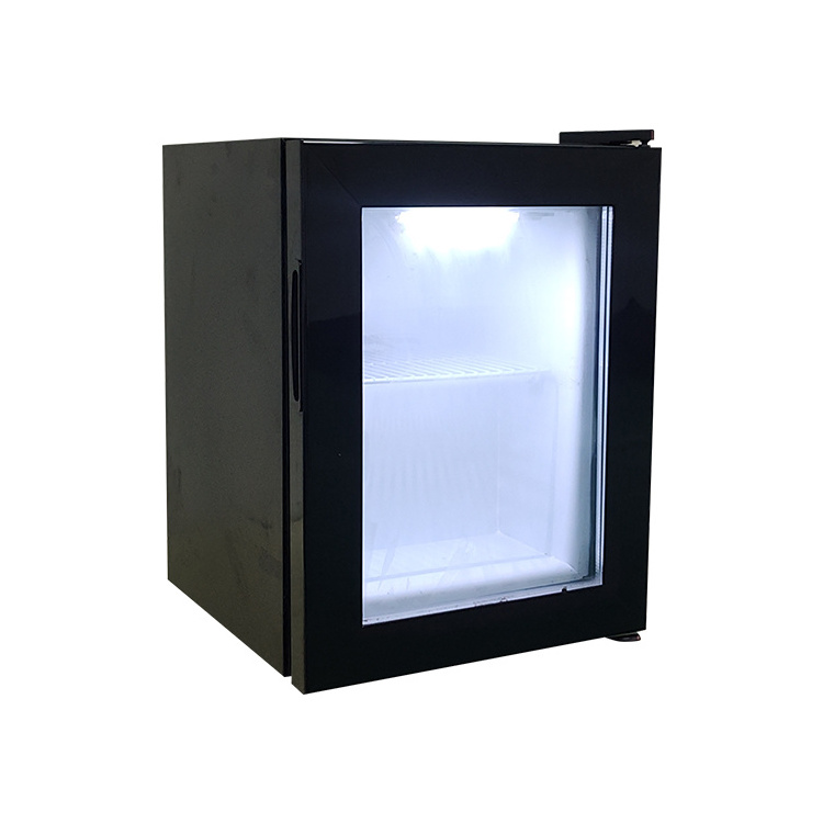 Meisda SD21 21L commercial glass door  table top ice cream display freezer for frozen food