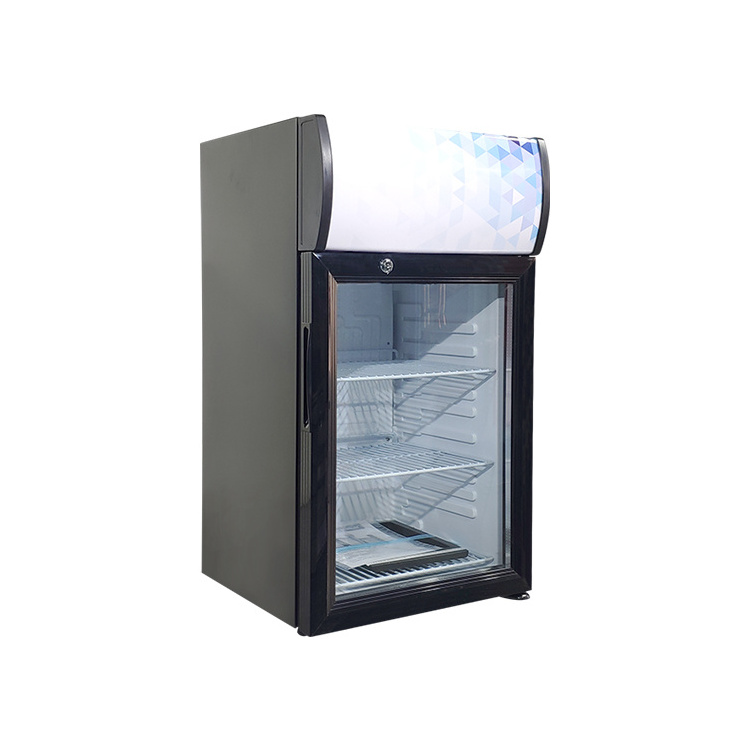 Meisda SC40B 40L Single-Temperature Mini Beverage Display Refrigerator Cold Drink Table and Cake Fridge