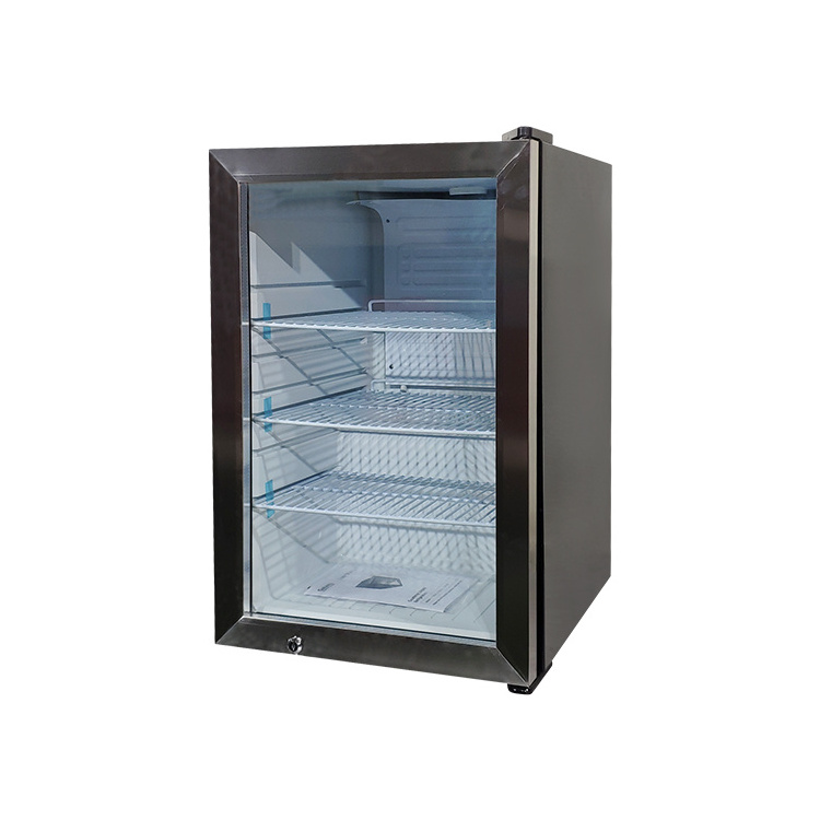 Meisda SC68 Main products 68L  custom commercial display cooler beverage Beer hotel mini bar fridge with glass door