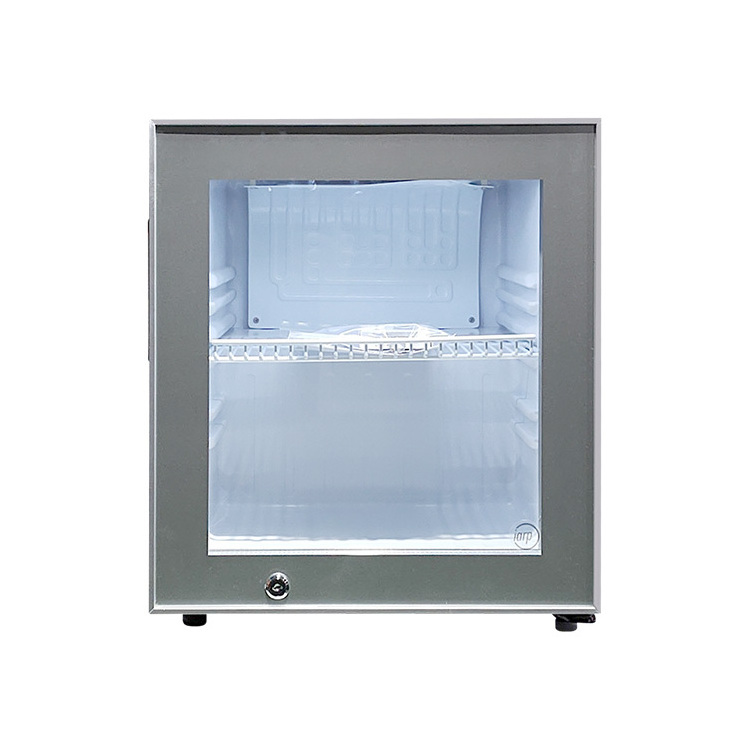 Meisda SC52E 52L Single-Temperature OEM Glass Door Mini Fridge with Hidden Hinge for Beverage Promotion