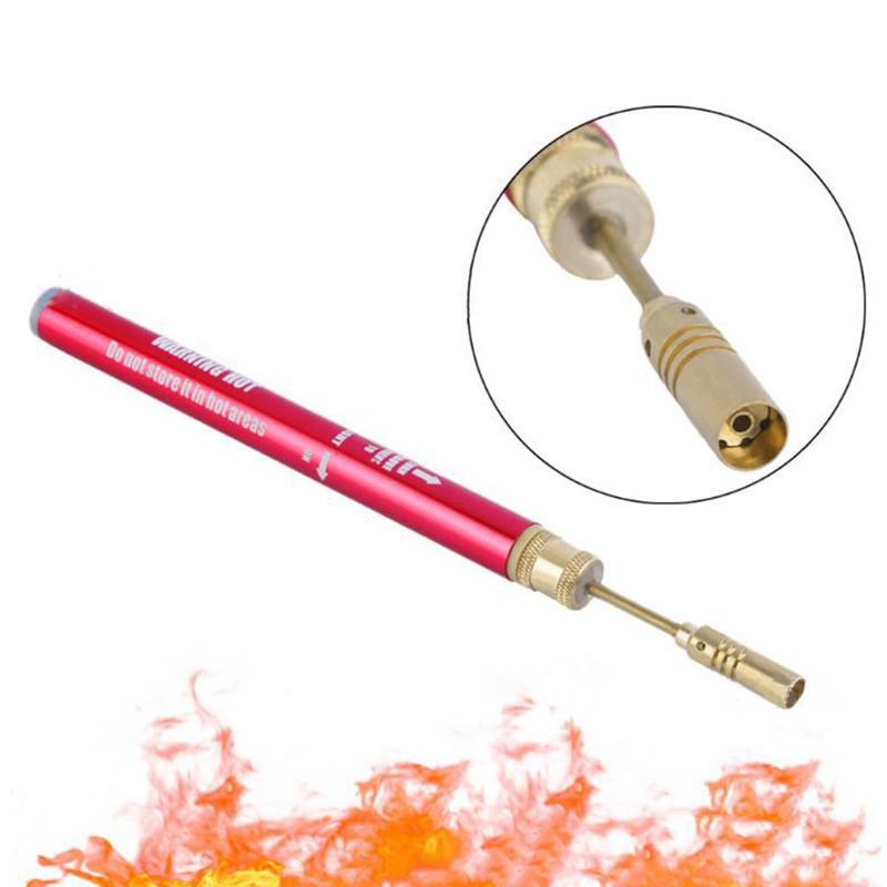 Portable Welding Torch Gun Gas Blow Tool Mini Soldering Iron Cordless Welding Pen Burner for Melting/Hot Cutting Tools