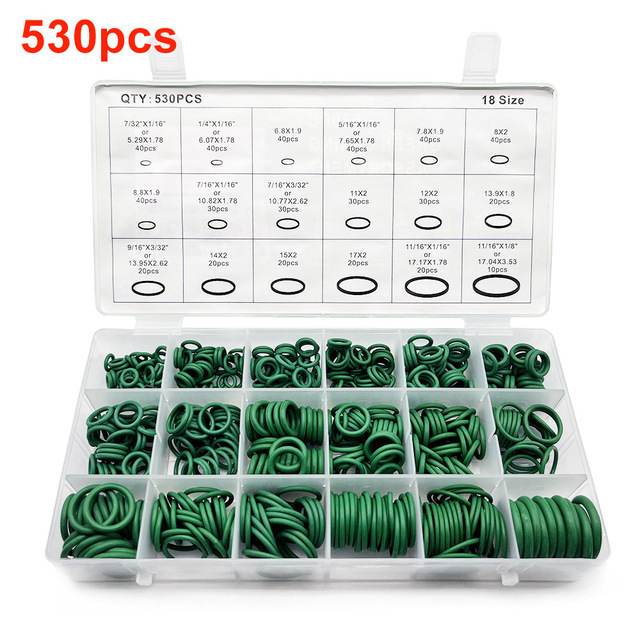 O-Ring Assortment Kit Set Nitrile Rubber High Pressure O-Rings NBR Sealing Kit for Plumbing Automotive and Faucet Repair O-Rings